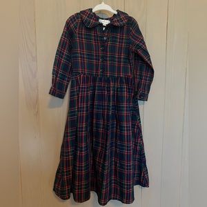 🌲3t Trish Scully midi-length plaid dress